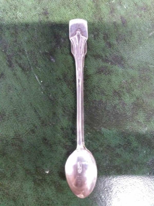 Set of Silver Tea Spoons with Tongs Boxed Silver Tea Spoons Miscellaneous 6