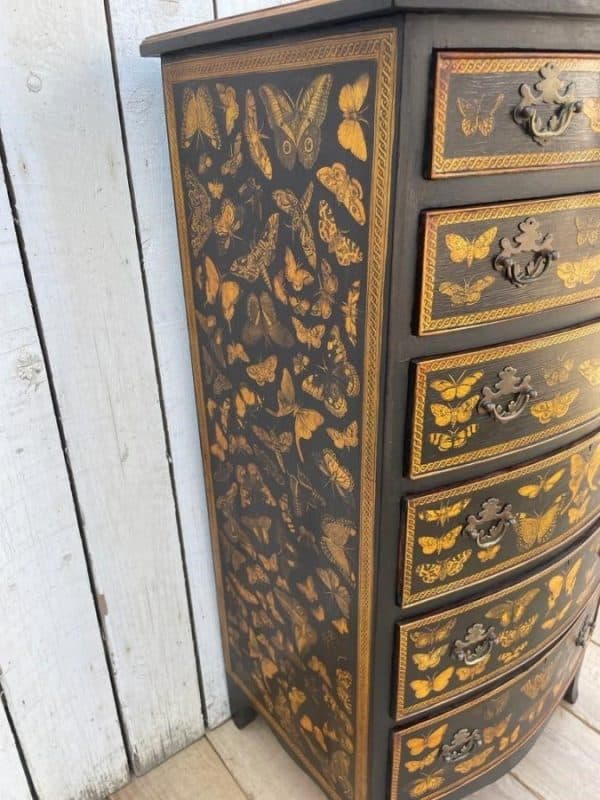 Butterflies Chest of Drawers Antique Chest Of Drawers 7