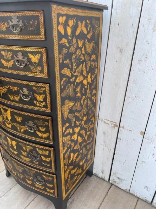 Butterflies Chest of Drawers Antique Chest Of Drawers 5