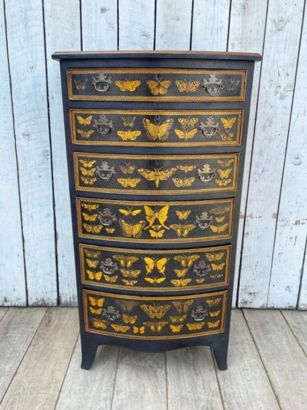 Butterflies Chest of Drawers Antique Chest Of Drawers 3