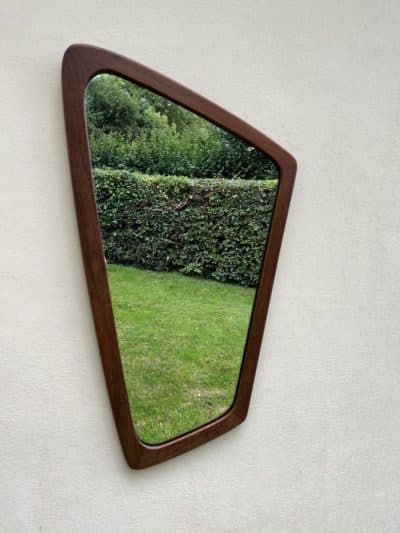 Danish Mid Century Asymmetrical Wall Mirror danish Antique Mirrors 3