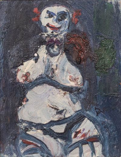 Expressionist Oil Painting of a Clown Miscellaneous 3