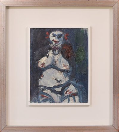 Expressionist Oil Painting of a Clown - Image 2