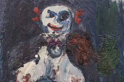 Expressionist Oil Painting of a Clown - Image 3