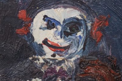 Expressionist Oil Painting of a Clown Miscellaneous 6