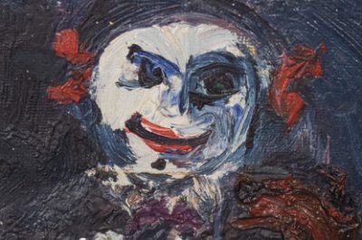 Expressionist Oil Painting of a Clown - Image 4