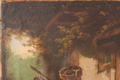 French or Flemish Golden Age Style Courtship Scene - Image 6