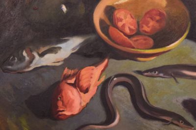 Enric Planasdura - Large Still Life Study of Fish and Oysters - Image 3
