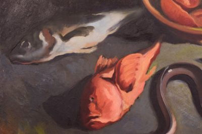 Enric Planasdura - Large Still Life Study of Fish and Oysters - Image 7