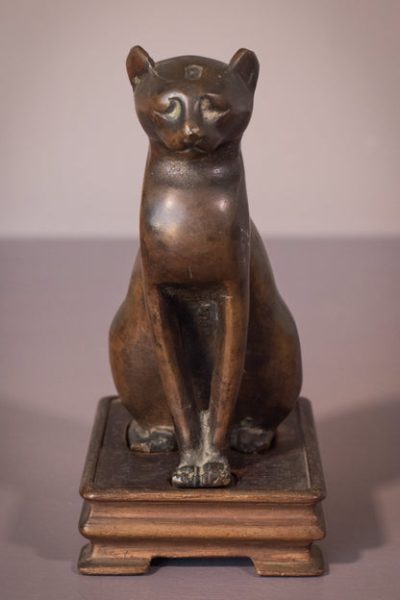 Egyptian Style Bronze Cat