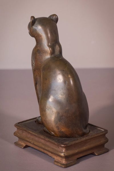 Egyptian Style Bronze Cat - Image 4
