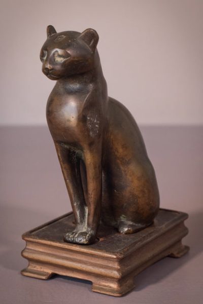 Egyptian Style Bronze Cat - Image 5