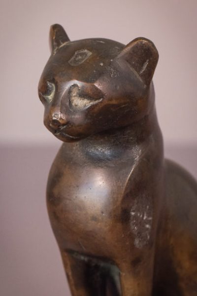 Egyptian Style Bronze Cat - Image 6