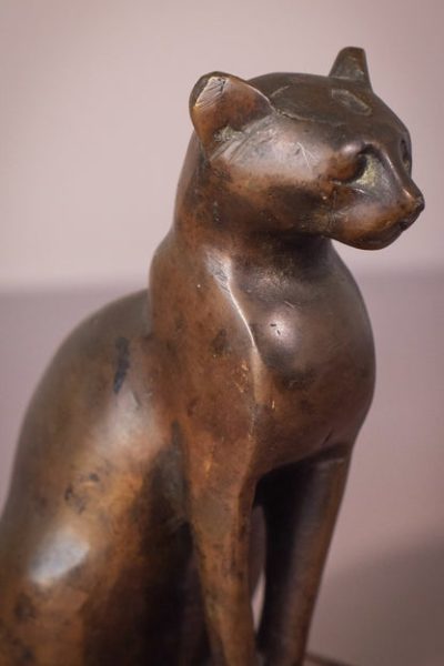 Egyptian Style Bronze Cat - Image 8