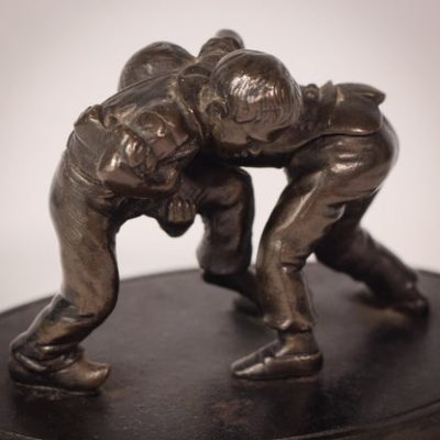 Bronze of Boys Wrestling - Image 2