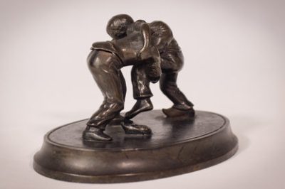 Bronze of Boys Wrestling - Image 4