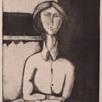 Follower of Picasso – Etching Portrait of a Lady Miscellaneous