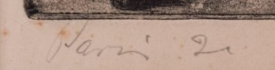 Follower of Picasso - Etching Portrait of a Lady - Image 7