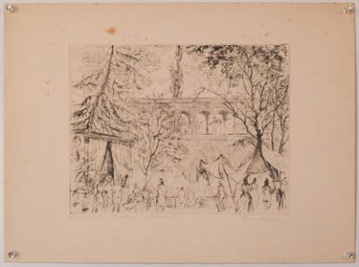 German Expressionist Etching - Image 2