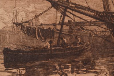 Etching of Boats - Image 3