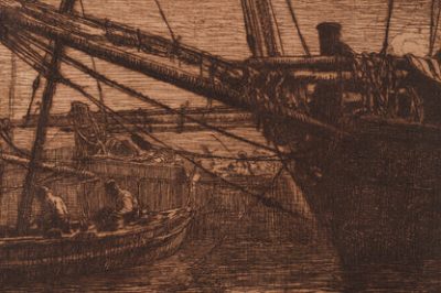 Etching of Boats - Image 4