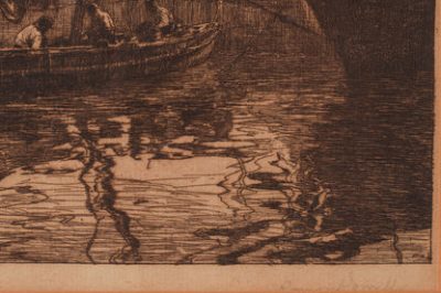 Etching of Boats - Image 5