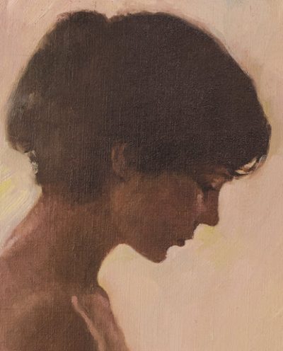 Female Nude Study with Bouquet of Flowers - Image 4