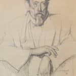 Amador Garrell i Soto – Pencil study of a Imam Miscellaneous