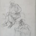 Four Ink studies of various subjects Miscellaneous