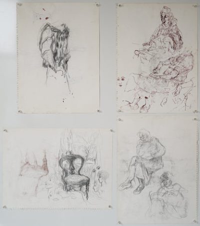 Four Ink studies of various subjects Miscellaneous 9