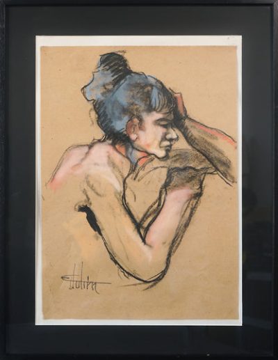 German Expressionist- Follower - Life Sketch of a Lady - Image 2