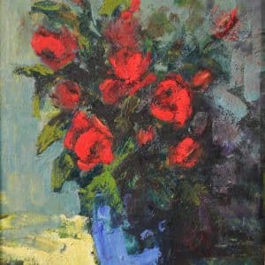 Colourist – Red Flowers in a Blue Vase Miscellaneous