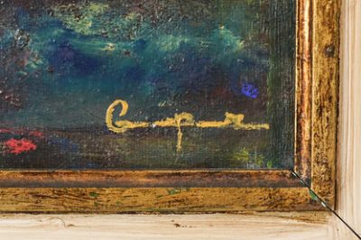Colourist - Red Flowers in a Blue Vase - Image 6
