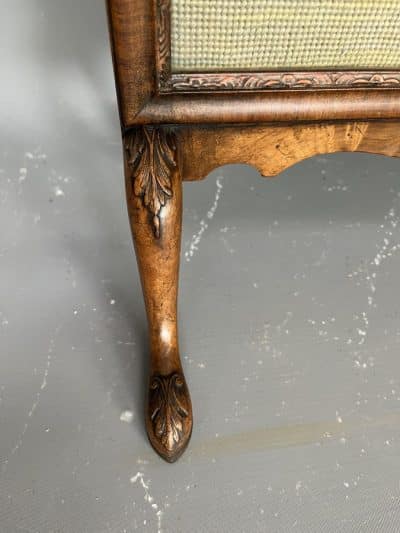 Late Victorian Walnut Framed Firescreen - Image 5