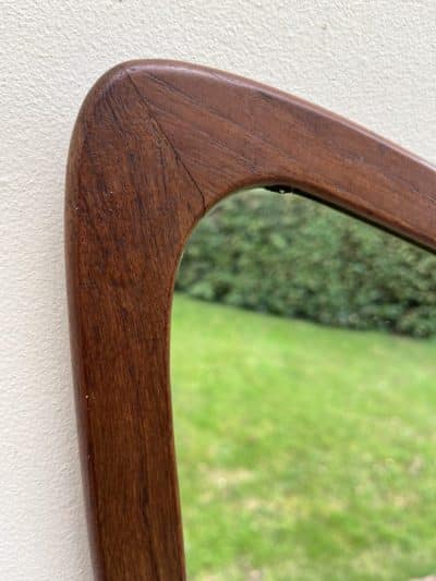 Danish Mid Century Asymmetrical Wall Mirror - Image 2