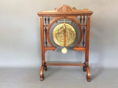 James Shoolbred Large Walnut Dinner Gong