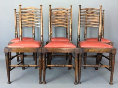 William Birch Set of Six Dining Chairs - Image 4