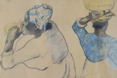 Framed Collotype Print of Paul Gauguin's 'Martinican Women, 1887' - Image 3