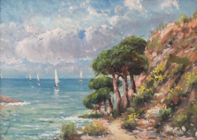 Coastal Landscape with Sailing Boats Miscellaneous 3