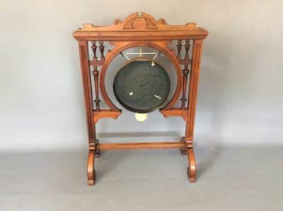 James Shoolbred Large Walnut Dinner Gong - Image 6