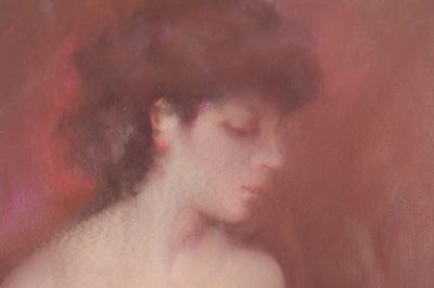 Framed and Signed Pastel of a Nude - Image 5