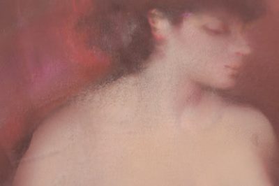 Framed and Signed Pastel of a Nude - Image 6