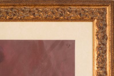 Framed and Signed Pastel of a Nude - Image 10