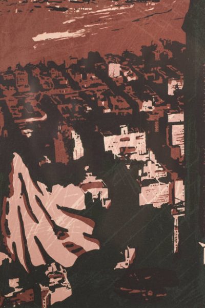 Framed Silk Screen of New York - Image 6
