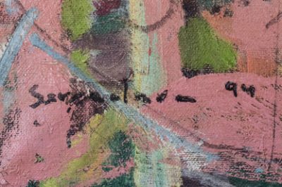 Fauve Still Life with Fish - Oil on Canvas - Image 6