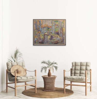 Fauve Interior and Garden Scene - Image 3