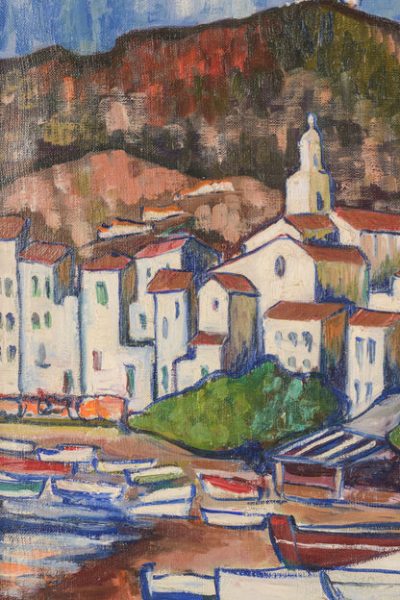 Fishing Village with Boats - Image 5