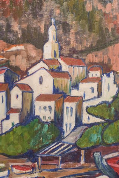 Fishing Village with Boats - Image 6