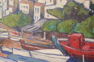 Fishing Village with Boats - Image 9