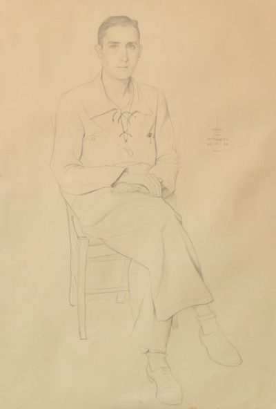 Drawing Study of a Young Man